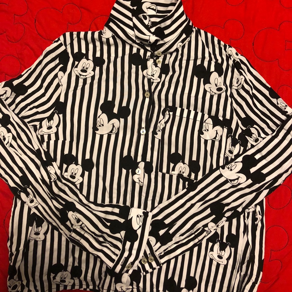 Mickey Mouse Button up.